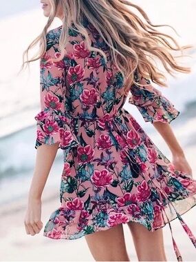 For Love and Lemons Mini Churro Flamenco Dress